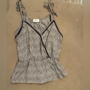 Sienna Sky Black and White Patterned Blouse